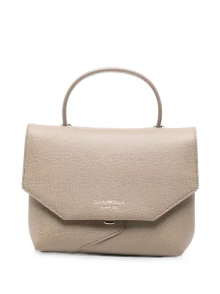 Geantă shopper Emporio Armani din piele