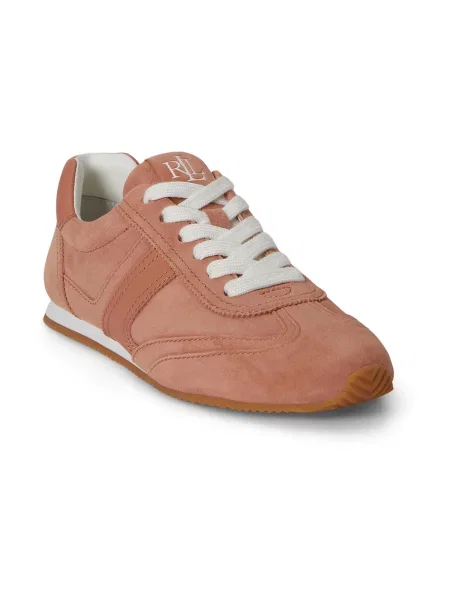 Lauren Ralph Lauren Pantofi cu șireturi sport DANI pudră roz