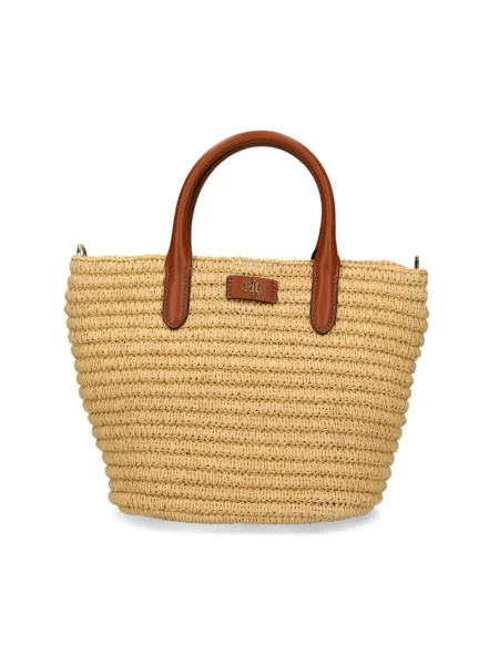 Shopperka Lauren Ralph Lauren brązowa