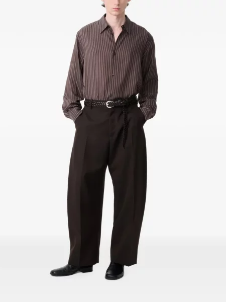 Pantaloni Studio Nicholson maro