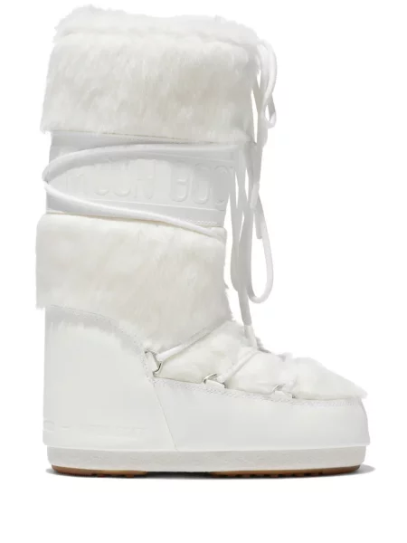 Botine Moon Boot alb