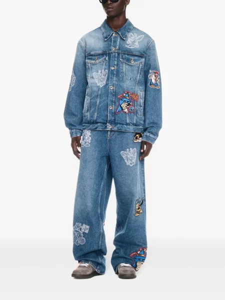 Džinsinė striukė Off-white balta