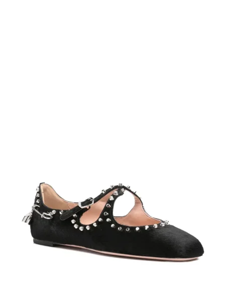 Balerini Bally din piele negru