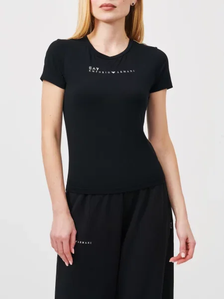 Футболка Ea7 Emporio Armani чорна