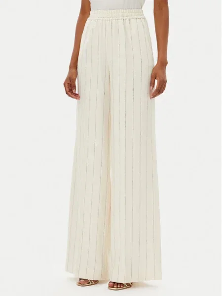Kontatto Pantaloni palazzo Écru Wide Leg
