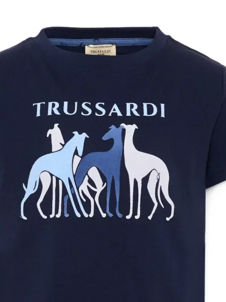 Koszulka dziecięca Trussardi niebieska