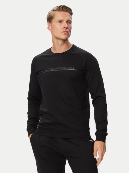 BOSS Hanorac Authentic negru