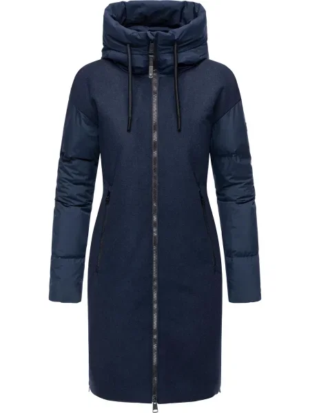 Ragwear Palton de iarnă Jumana bleumarin