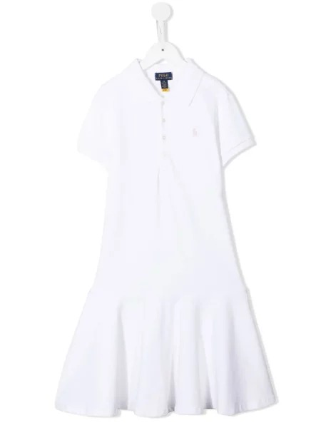 Sukienka dziecięca Polo Ralph Lauren biała