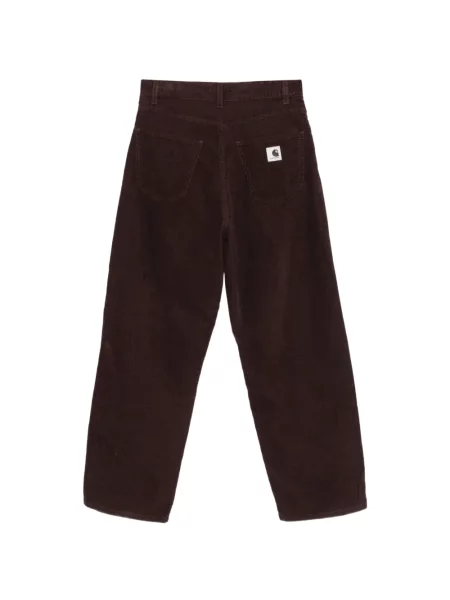 Samt hlače Carhartt Wip smeđa