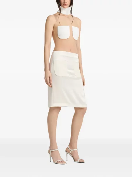 Fustă Courreges din satin