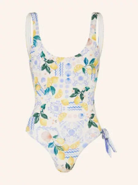 Watercult Strój Kąpielowy Dolce Lemon Z Wycięciem blau niebieski