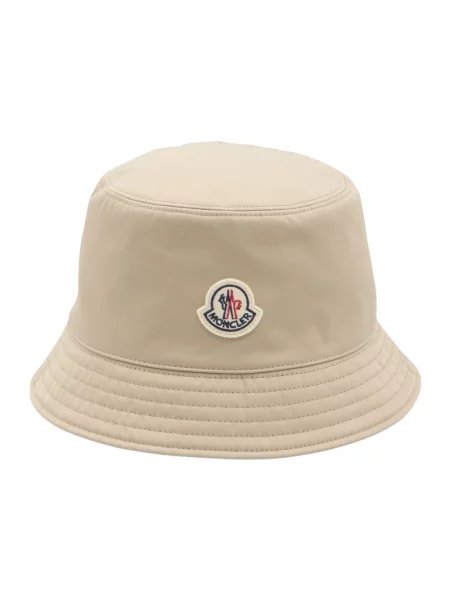 Czapka Moncler dwustronna beżowa