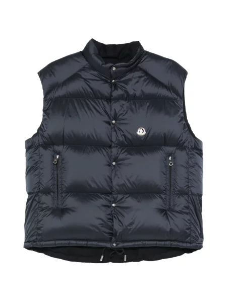 Reverzibilní péřová vesta Moncler Tibb modrá