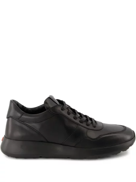 Sneakerși Tod's cu șireturi din piele negru