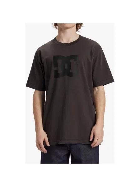 Koszulka DC Shoes Star Pigment Dye ciemnoszary S czarna
