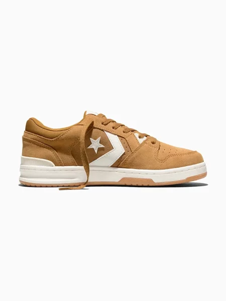 Converse sneakers din piele întoarsă galben