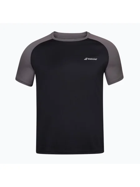 Tricou Babolat Play Crew Neck pentru bărbați negru/negru negru