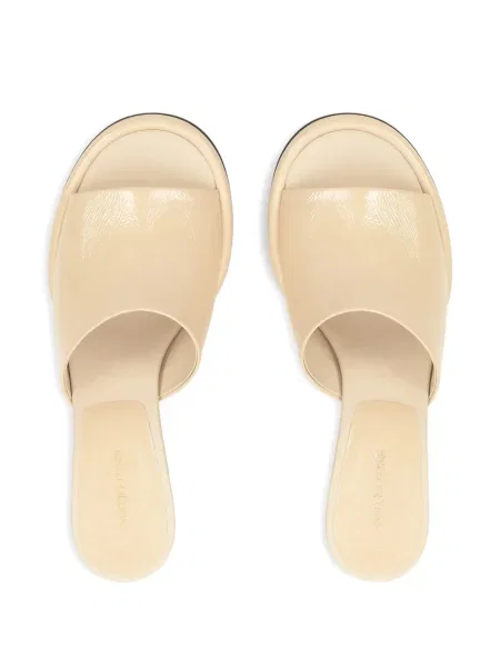 Papuci tip mules Sergio Rossi din piele