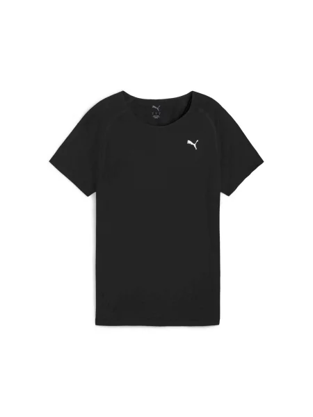 Футболка PUMA Everyday Cloudspun Ss Tee​ W комбінований верх чорний