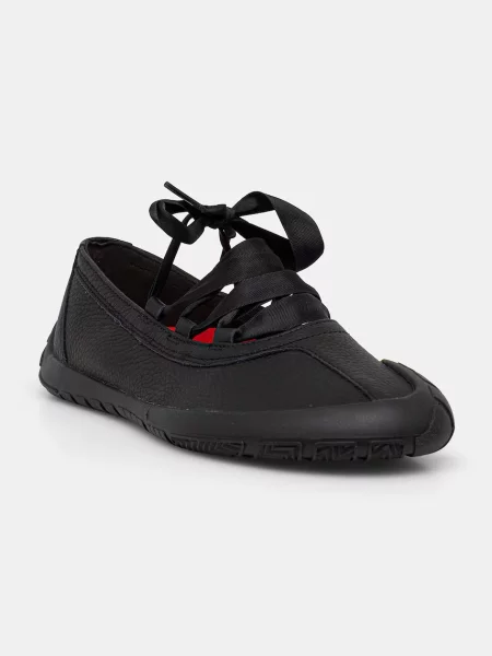 Camper balerini din piele Peu Path+ negru