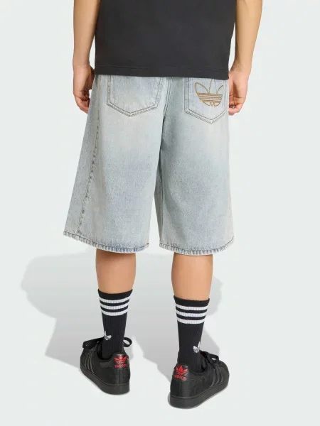 Джинсовые шорты Adidas синие