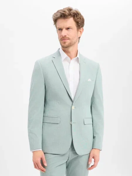 Finshley & Harding kurtka modułowa Steven Mężczyźni Modern Fit 25 zielony
