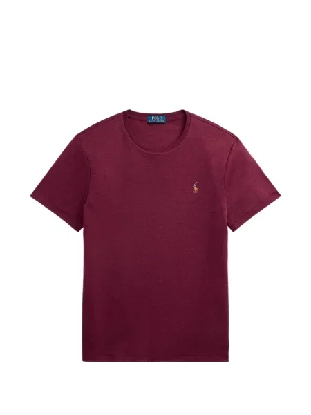 Satenske rukavice Polo Ralph Lauren s vezom s vezicama smeđa