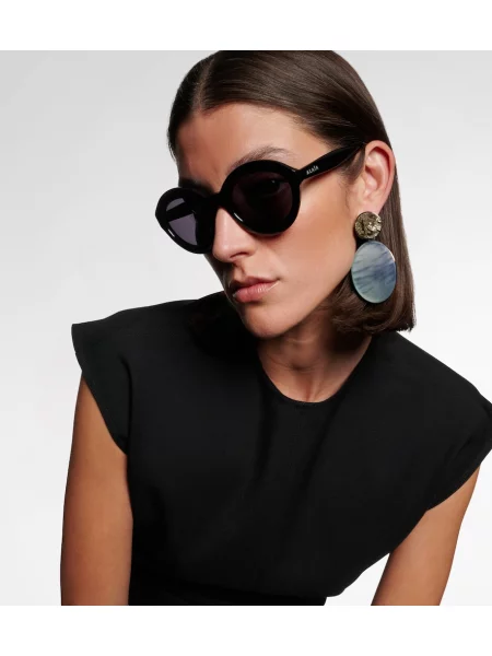 Ochelari de soare Alaïa cu autograf negru