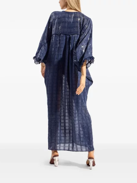 Sukienka Adriana Degreas z cekinami niebieska