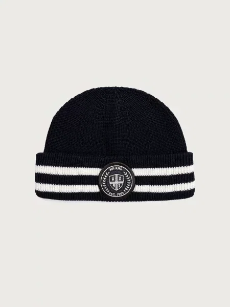Armani Exchange căciulă de bărbați cu lână