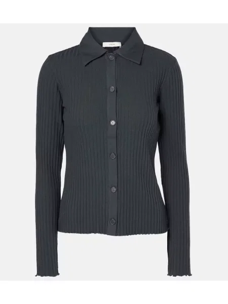 Pulover Vince tricotate gri