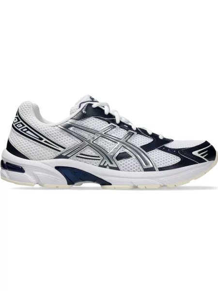 Кросівки повсякденні Asics білий/сірий штучна шкіра білі