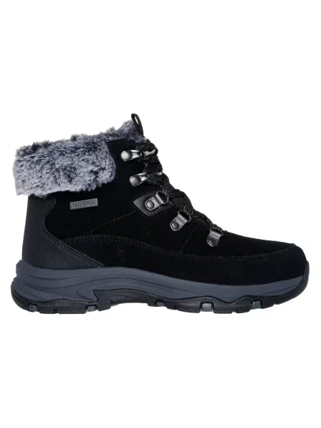 Sneakersy Skechers skórzane czarne