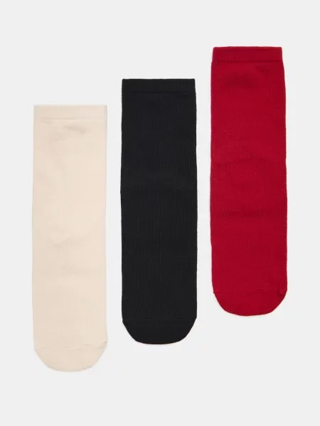 Sinsay ponožky s mašličkami 3 pack vícebarevná