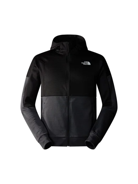 Hanorac din fleece The North Face din fleece negru