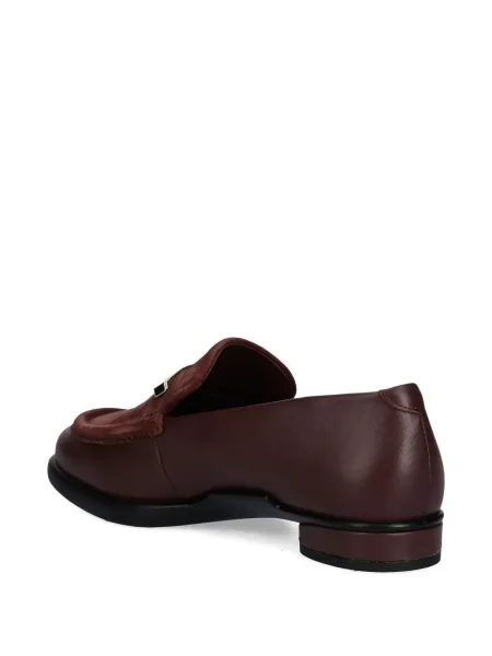 Pantofi loafer Ecco din piele de căprioară maro