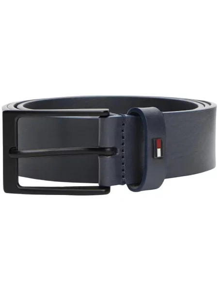 Tommy Hilfiger De piele curea Layton albastru