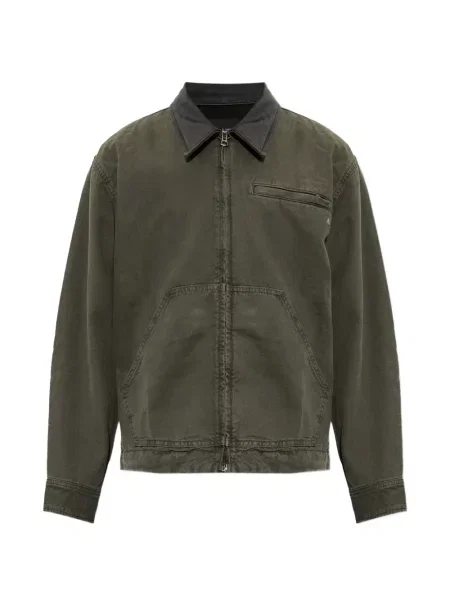 Gulerat geanta de piele Rag & Bone verde