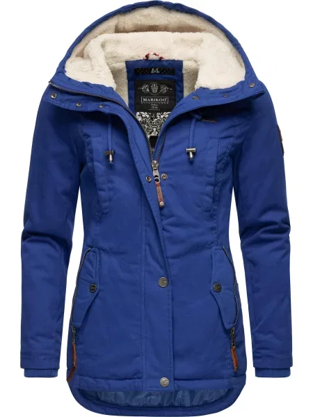 MARIKOO Zimska jakna Bikoo / rjava modra