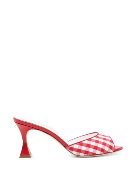 Mules Manolo Blahnik piros