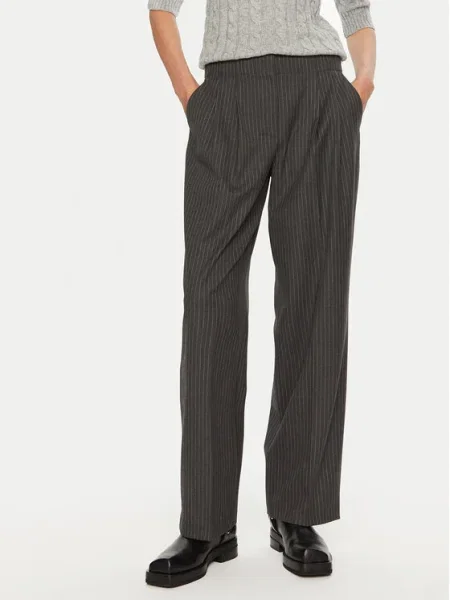 Панталон Carter със стандартна кройка с висока талия сиво