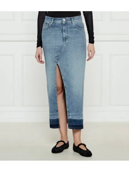 Pinko Farmer szoknya IL CAIRO | low waist kék