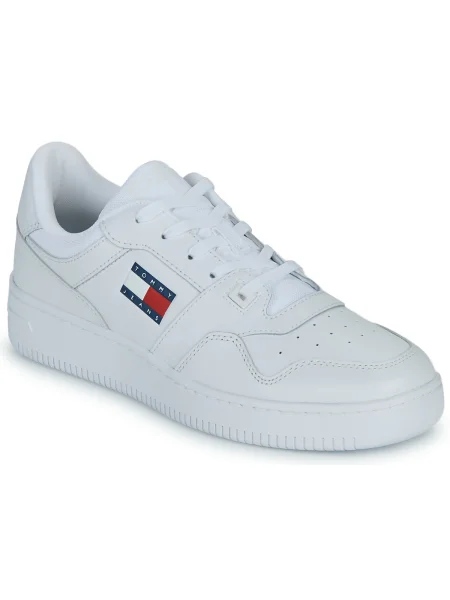 Pánske topánky Tommy Jeans Tjm Retro Basket Ess white biela