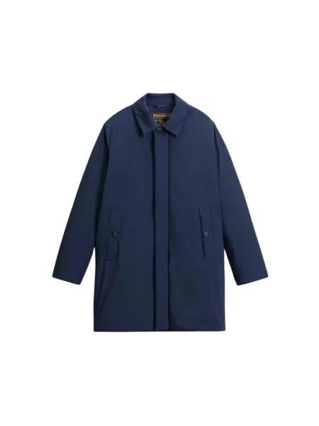 Płaszcz Woolrich niebieski