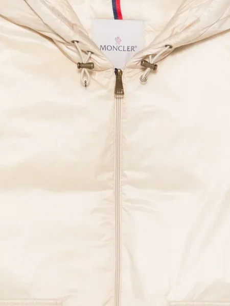 Vestă Moncler cu glugă cu autograf