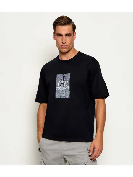 C.P. Company Tricou | Relaxed fit negru