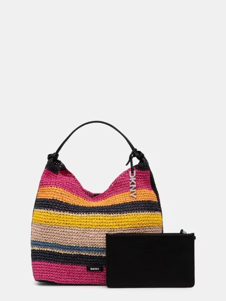 DKNY geantă shopper pentru femei împletită PAULA