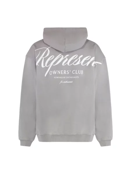 Bluza z kapturem Represent szara