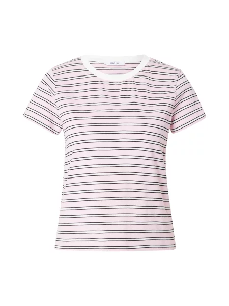 ABOUT YOU Tricou Selina roz / negru alb